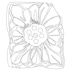 연꽃무늬서까래기와(113953)