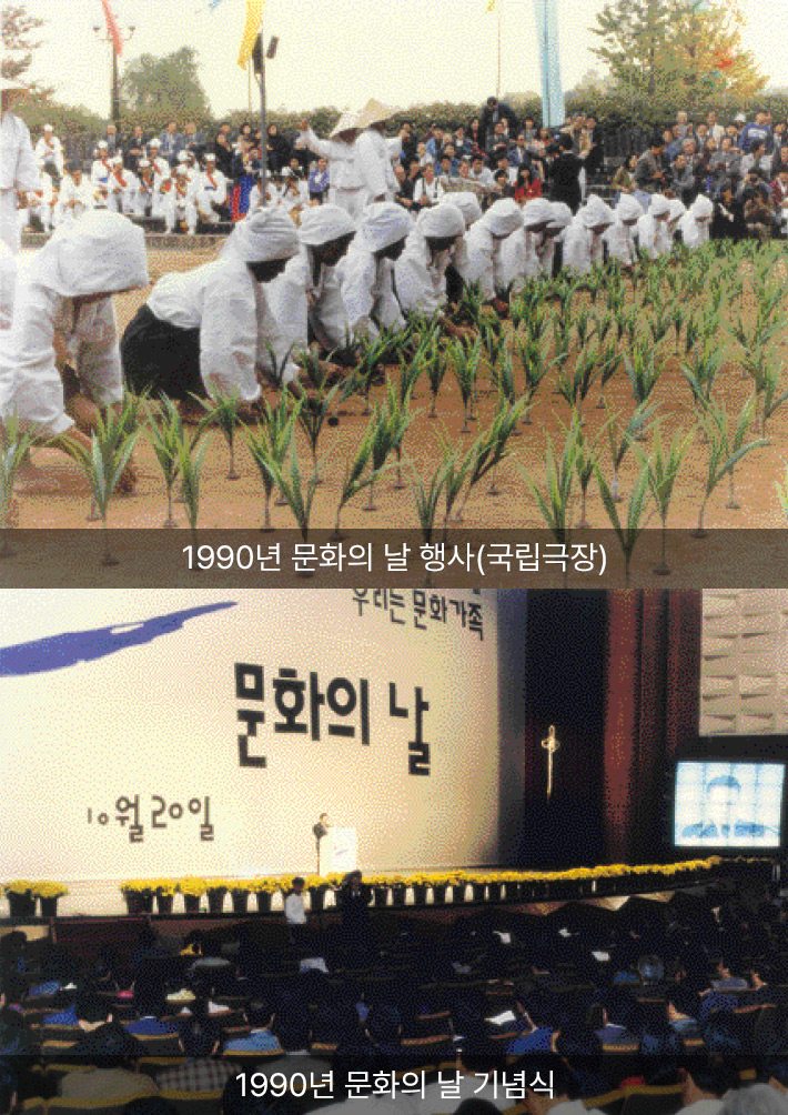 1990 문화의달 행사 사진
