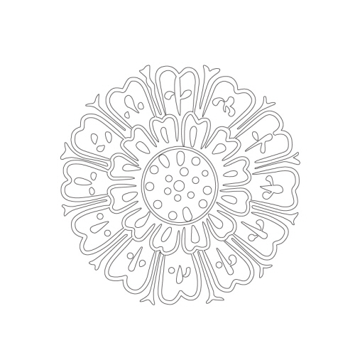 연꽃문,돋을문,점문(33965)