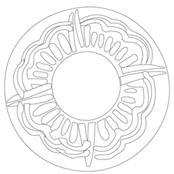 청화백자종지(16240)