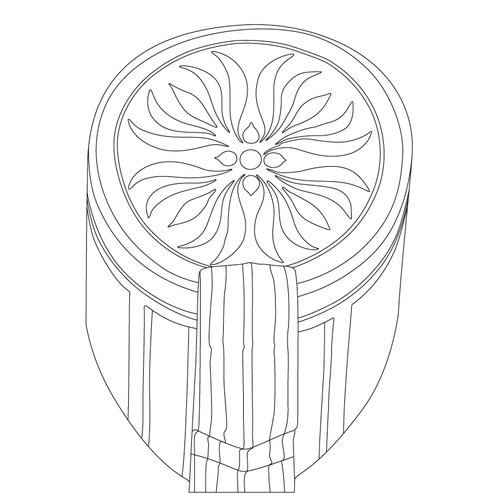 경복궁 협길당 도리(61126)