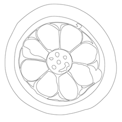 연화문수막새와당(16286)