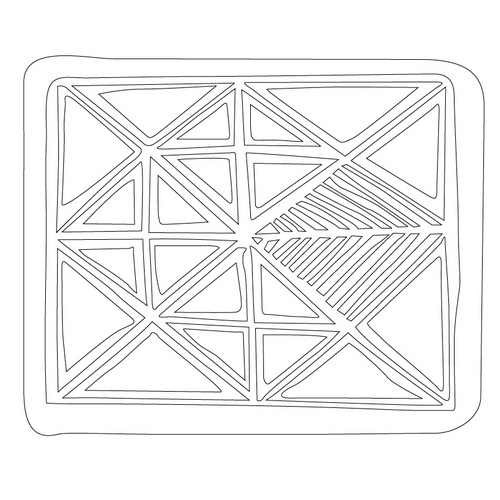 삼각형문,빗금문(13757)