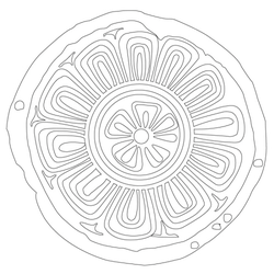 연화문수막새(23810)