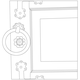 수원 화성행궁 작은출입문 문고리, 국화정(74514)