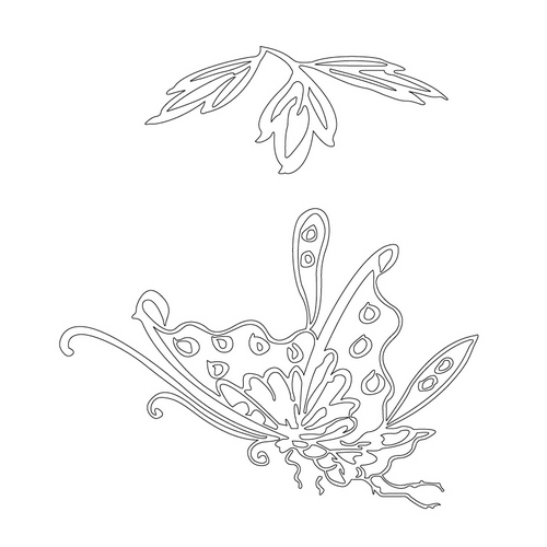 백자청화모란문항아리(16371)