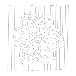 꽃문,세로줄문(35028)