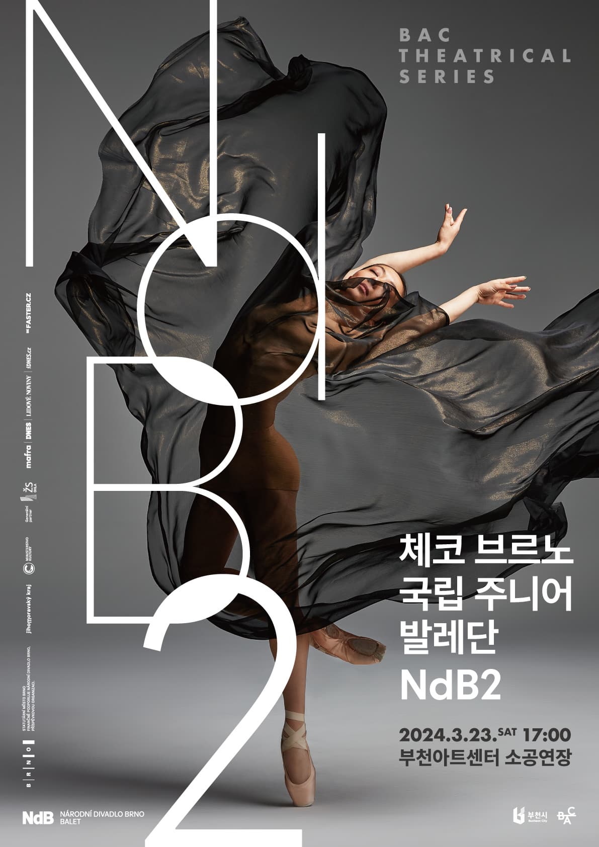 BAC 시어트리컬 시리즈, 체코 브르노 국립 주니어 발레단 NdB2 | 2024년 3월 23일 토요일 오후 5시 | 부천아트센터 소공연장